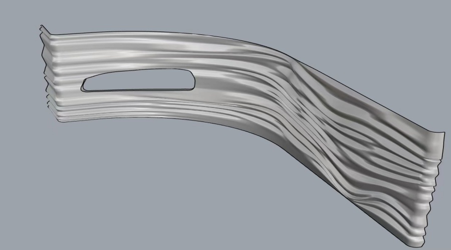 湖南長(zhǎng)沙會(huì)所GRG波浪板背景墻工程案例 飾紀(jì)上品GRG廠家