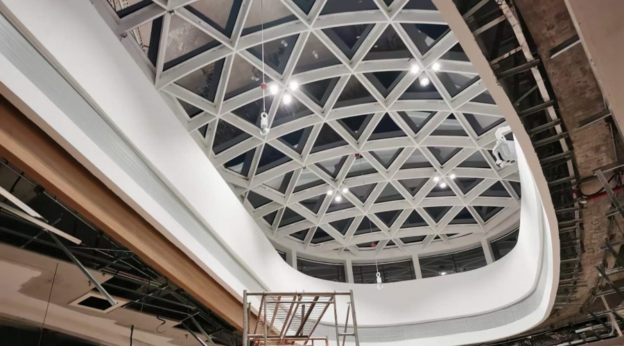 河北張家口展覽館GRG造型與飾紀上品合作成功