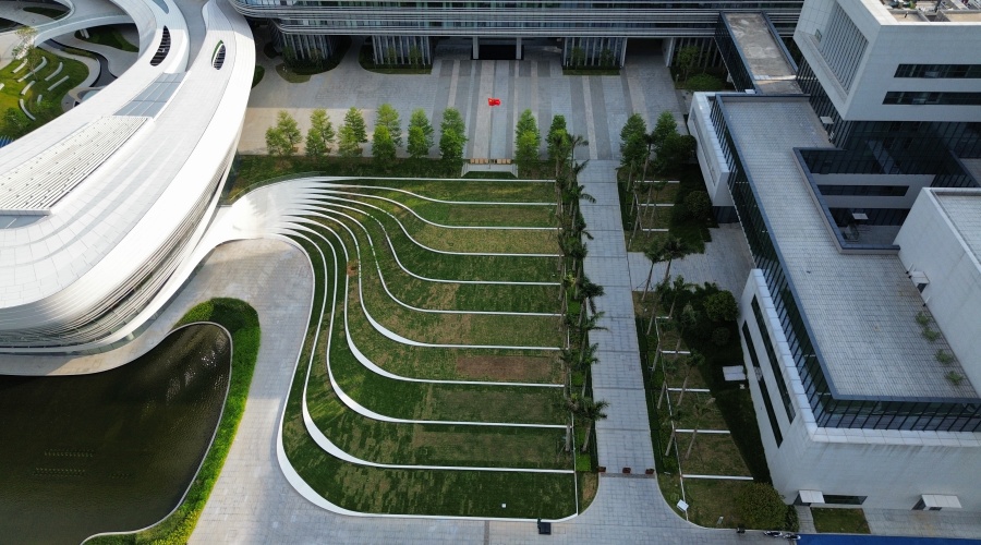 飾紀上品GRC廠家-東莞大灣區(qū)大學GRC構件收口工程案例