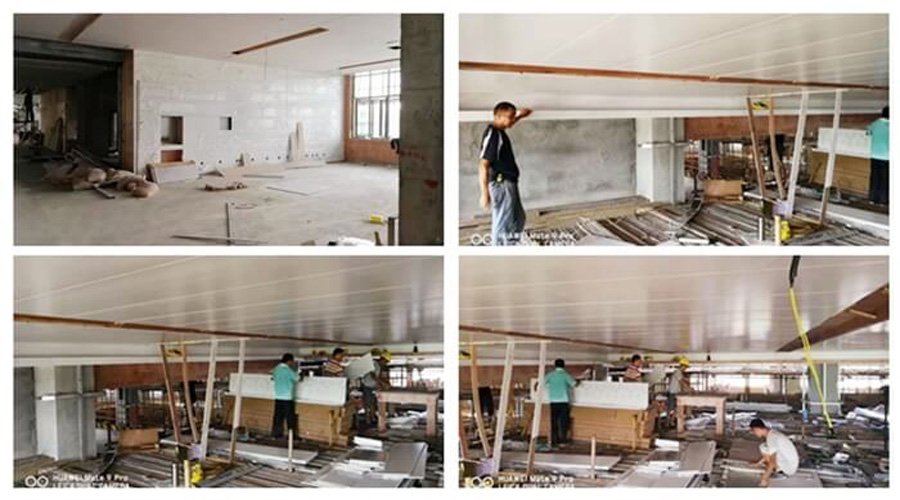 A級(jí)防火墻板安裝現(xiàn)場(chǎng) A級(jí)防火墻板安裝現(xiàn)場(chǎng)