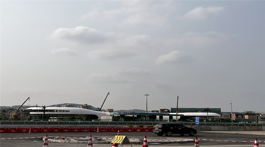 深圳沙田服務區GRC幕墻板項目 深圳沙田服務區GRC幕墻板項目