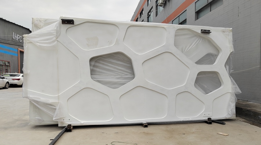 海南體育中心UHPC鏤空幕墻板產品 海南體育中心UHPC鏤空幕墻板產品