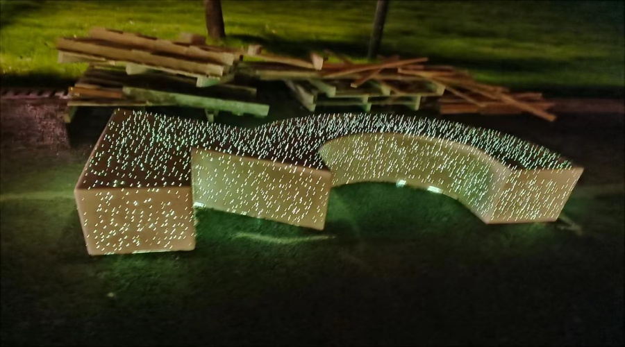 GRC透光坐凳樹池 GRC透光坐凳樹池