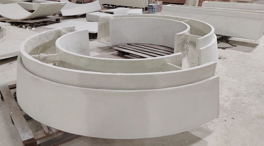 惠州大亞灣石化區綜合能源站GRC樹池坐凳項目 惠州大亞灣石化區綜合能源站GRC樹池坐凳項目