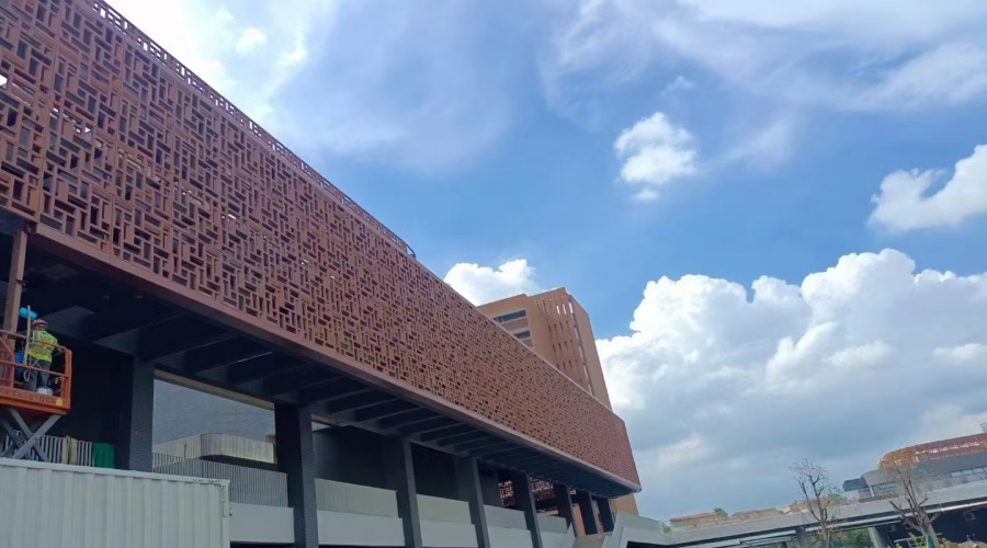 佛山三龍灣UHPC鏤空板項目 佛山三龍灣UHPC鏤空板項目