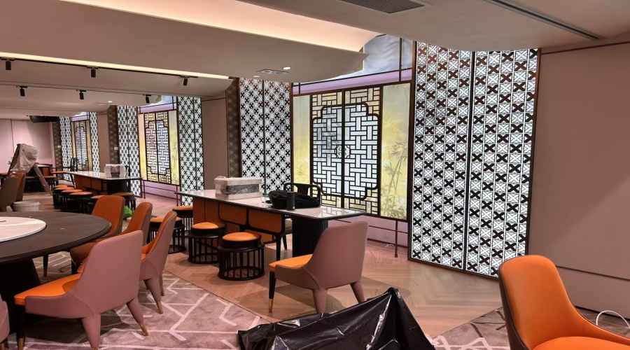 香港韓江薈GRG材料定制工程案例 香港韓江薈GRG材料定制工程案例