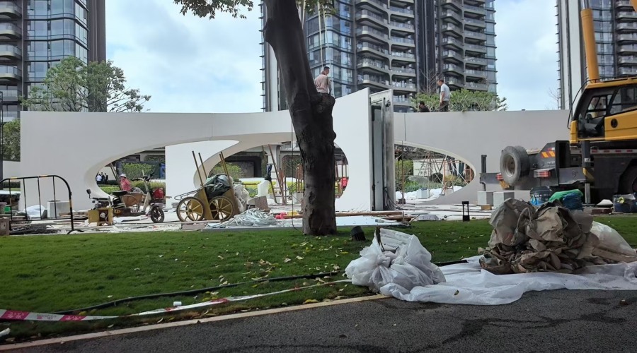 廣州南天名苑UHPC構(gòu)件雕塑工程案例 廣州南天名苑UHPC構(gòu)件雕塑工程案例