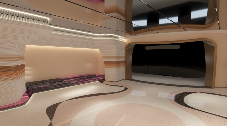 GRG墻板造型 GRG墻板造型