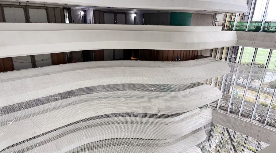 深圳國際交流中心GRG攔河造型工程 深圳國際交流中心GRG攔河造型工程