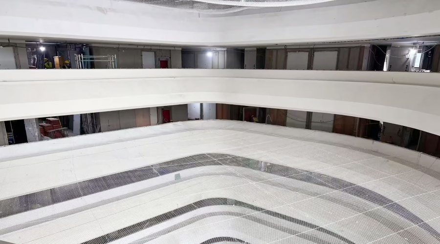 深圳國際交流中心GRG攔河造型工程 深圳國際交流中心GRG攔河造型工程